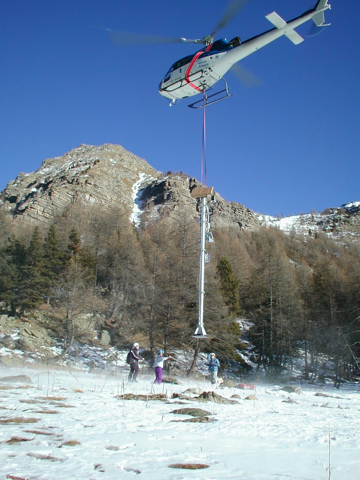 Intervention en montagne